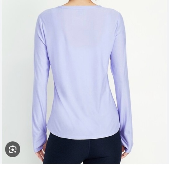 Light Blue Active Base Layer Long Sleeve Top NEW - Picture 2 of 12
